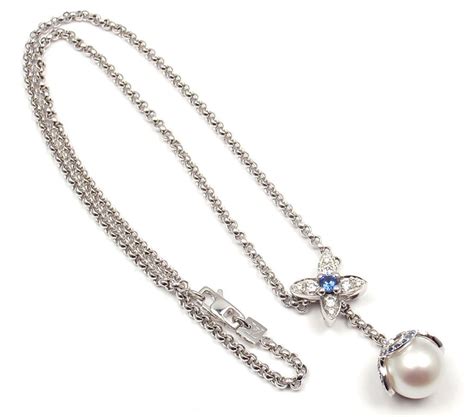 louis vuitton sapphire diamond necklace|Louis Vuitton pendants for women.